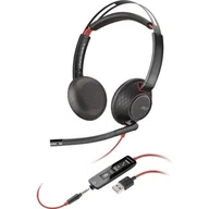 Słuchawki - Plantronics Blackwire 5220  5200 Series  zestaw słuchawkowy, 207576  01 207576-01 - miniaturka - grafika 1