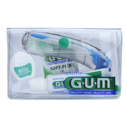 Produkty na nieświeży oddech - GUM 156 Travel Kit zestaw podróżny - miniaturka - grafika 1