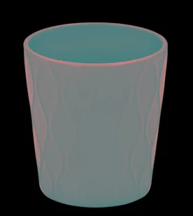 Osłonka ceramiczna ROTI jasny szary 13,5 cm - Donice - miniaturka - grafika 1