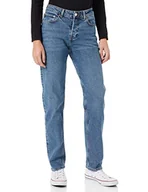 Spodnie damskie - JJXX Dżinsy damskie Straight Fit JXSEOUL MW CC3002, niebieski (medium blue denim), 30 - miniaturka - grafika 1