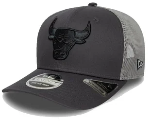 Czapka z daszkiem NEW ERA Chicago Bulls NBA 9SEVENTY Stretch Snap szara - Czapki damskie - miniaturka - grafika 1