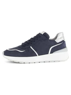 Gabor Skórzane sneakersy w kolorze granatowo-białym - Trampki damskie - miniaturka - grafika 1