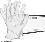 Rękawice robocze - R.E.I.S. RVINEX-PF - Rękawice wykonane z winylu - bezpudrowe XL - miniaturka - grafika 1
