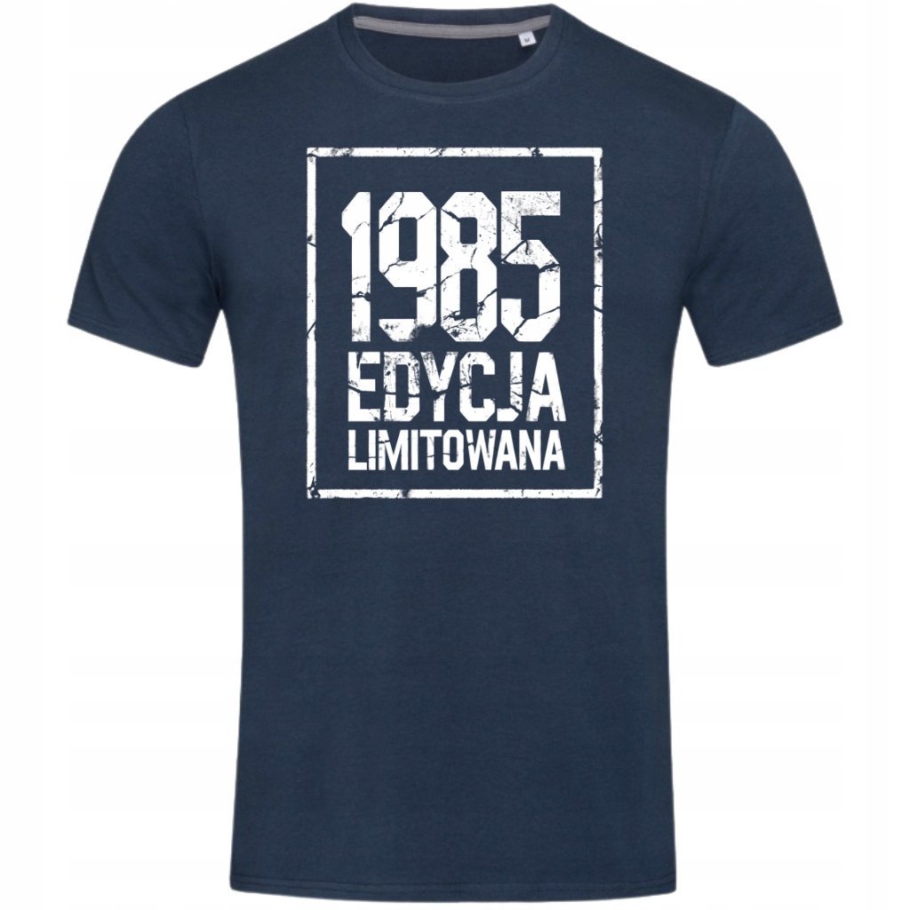 Koszulka męska na 30 40 50 urodziny EDYCJA LIMITOWANA Wpisz swój Rocznik