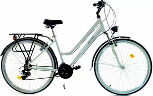 Dallas Bike City Trekking Alu 21spd 28 cali Biało-czarny - Rowery - miniaturka - grafika 1
