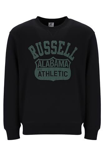 Russell Athletic A30132-IO-099 State-Crewneck Koszulka Męska Długa Dzianina Sodalit Niebieski Rozmiar S