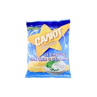 Chipsy - Paluszki kukurydziane o smaku smietakowym "Salut Zlote Ziarno" 45g - miniaturka - grafika 1