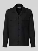 Kurtki męskie - Krój regular fit koszulokurtka z mieszanki lnu i wiskozy model 'ANTIGUA' - miniaturka - grafika 1