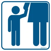 Systemy ekspozycyjne i znaki informacyjne - RA103 DZIECI TYLKO POD OPIEKĄ DOROSŁYCH, PN - PŁYTA PCV 1MM; (200X200MM) - miniaturka - grafika 1