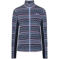 Bluzy sportowe damskie - Bluza damska Kari Traa Olga Fleece Rozmiar: L / Kolor: ciemnoniebieski - miniaturka - grafika 1