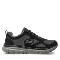 Sneakersy męskie - Sneakersy Skechers Agoura 52635/BKGY Czarny - miniaturka - grafika 1
