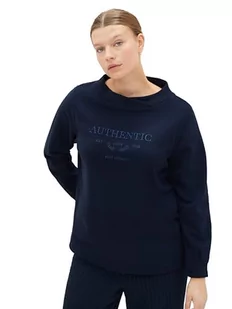 TOM TAILOR Bluza damska plus size, 10668 - Sky Captain Blue - Bluzy damskie - miniaturka - grafika 1