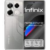 Telefony komórkowe - Infinix Note 40 Pro +  5G 12/256GB Szary - miniaturka - grafika 1