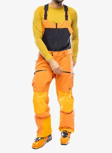 Spodnie skiturowe Black Diamond Recon Stretch Pro Bibs - vd orange/flame orange - Spodnie narciarskie - miniaturka - grafika 1