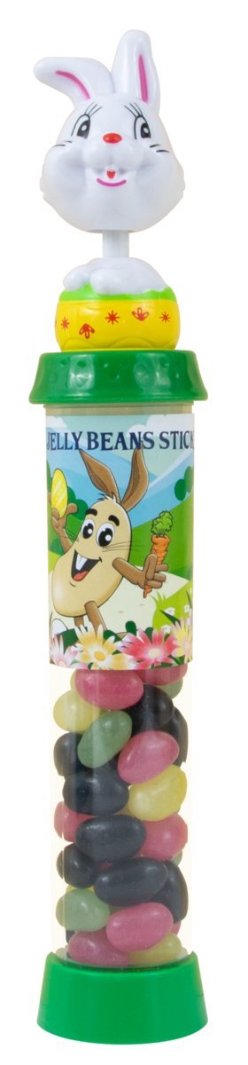 WIELKANOCNA TUBA Z ŻELKAMI EASTER JELLY BEAN STICK 50G KRÓLICZEK/KURCZACZEK