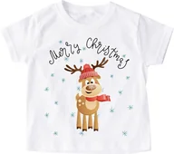 Koszulki dla dziewczynek - Świąteczna koszulka dla dziecka - miniaturka - grafika 1