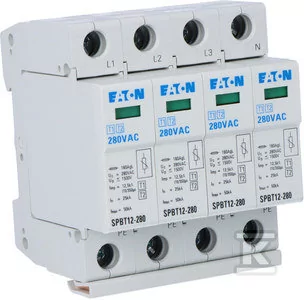 Eaton Ogranicznik przepięć typ 1+2 (klasa B+C) SPBT12-280/4 - Inne akcesoria elektryczne - miniaturka - grafika 1