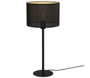 Lampy stojące - Lampa stołowa LOFT SHADE 1xE27/60W/230V śr. 25 cm czarny/złoty - miniaturka - grafika 1