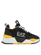 Buty dla chłopców - EA7 Emporio Armani Sneakersy 7Y000006 AF11987 MZ073 Czarny - miniaturka - grafika 1