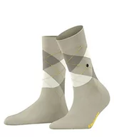 Skarpetki damskie - Burlington Kobiety Skarpety Covent Garden W SO Organiczna Bawełna z wzorem 1 Para, Beżowy (Gravel 4840), 36-41 - miniaturka - grafika 1