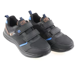 Obuwie młodzieżowe sportowe Badoxx LXC8448 czarno-niebieski - Buty sportowe męskie - miniaturka - grafika 3
