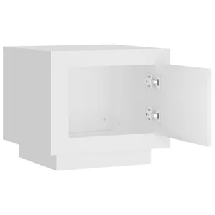 Lumarko Stolik kawowy, biały, 51x50x45 cm, materiał drewnopochodny - Ławy i stoliki kawowe - miniaturka - grafika 6