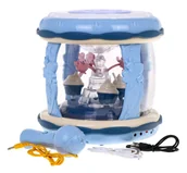 Karuzele dla niemowląt - Bębenek z mikrofonem dla dzieci 18m+ Interaktywna multikostka + karuzela + panel dźwiękowy - miniaturka - grafika 1