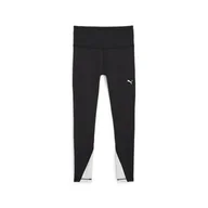 Spodnie sportowe damskie - Damskie legginsy treningowe 7/8 Train All Day PUMA Black White - miniaturka - grafika 1