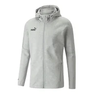 Bluzy sportowe męskie - Męska Bluza Z Kapturem TeamFINAL Full Zip - miniaturka - grafika 1