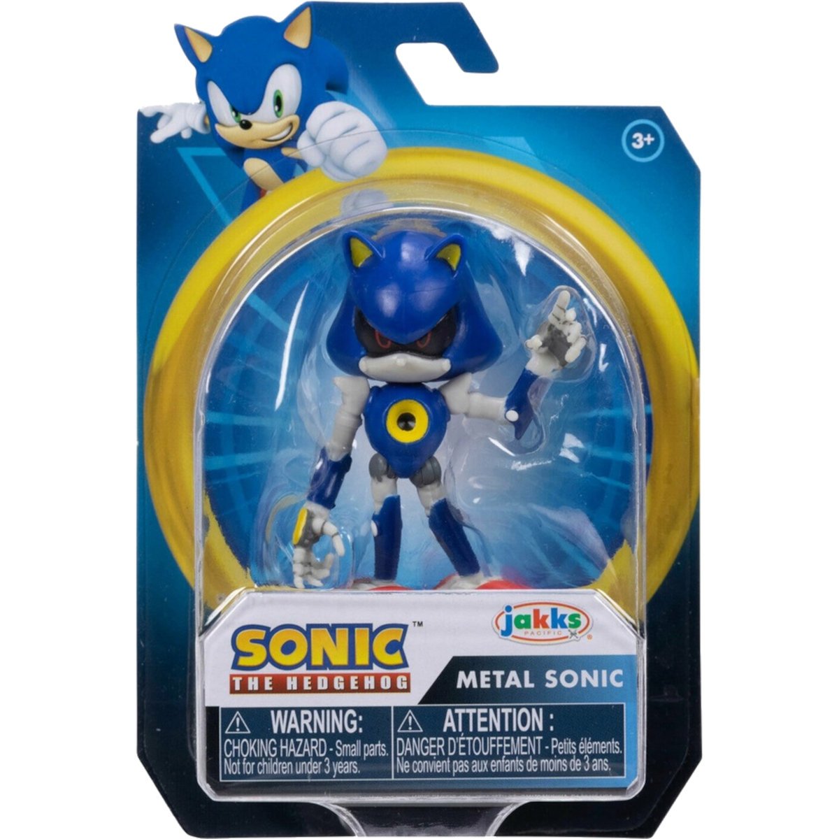 SONIC THE HEDGEHOG JAKKS PACIFIC ORYGINALNA RUCHOMA FIGURKA METAL SONIC
