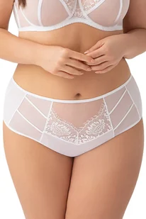 Figi damskie ze wstawkami z tiulu i koronki PARADISE K497 białe 4XL - Komplety bielizny Figi damskie ze wstawkami z tiulu i koronki PARADISE K497 białe 4XL - Komplety bielizny - miniaturka - grafika 1