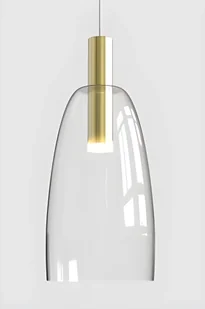 Lampa wisząca Modena LED - złota do salonu i kuchni - Lampy sufitowe - miniaturka - grafika 1