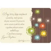 Magnesy - Szaron Magnes na lodówkę - A Bóg który daje cierpliwość - miniaturka - grafika 1