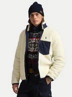 Bluzy męskie - Polo Ralph Lauren Polar 710951701001 Écru Regular Fit - miniaturka - grafika 1