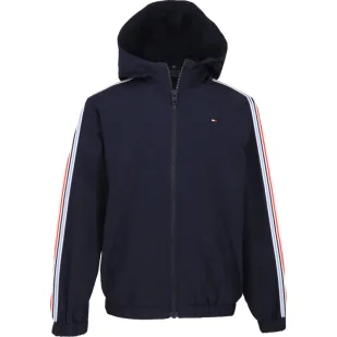 Tommy Hilfiger Kurtka TAPE HOODED WINDBREAKER | Regular Fit - Kurtki i płaszcze dla chłopców - miniaturka - grafika 1