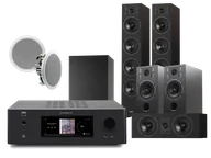 Kino domowe - NAD T 778 (czarny) + Diva 6 + 3 + 7 (czarny) + RD 280 (biały) + BASSO 880 (czarny) - miniaturka - grafika 1