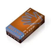 Kimona, stroje i obuwie - Maxter Rękawice nitrylowe bez pudru, 7,0, 90 szt., rozmiar XXL, pomarańczowe - miniaturka - grafika 1