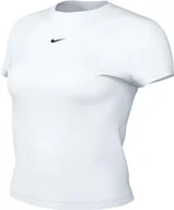 Koszulki i topy damskie - Nike Top damska odzież sportowa Chll KNT Md CRP, biały/czarny, FV5508-100, XL - miniaturka - grafika 1