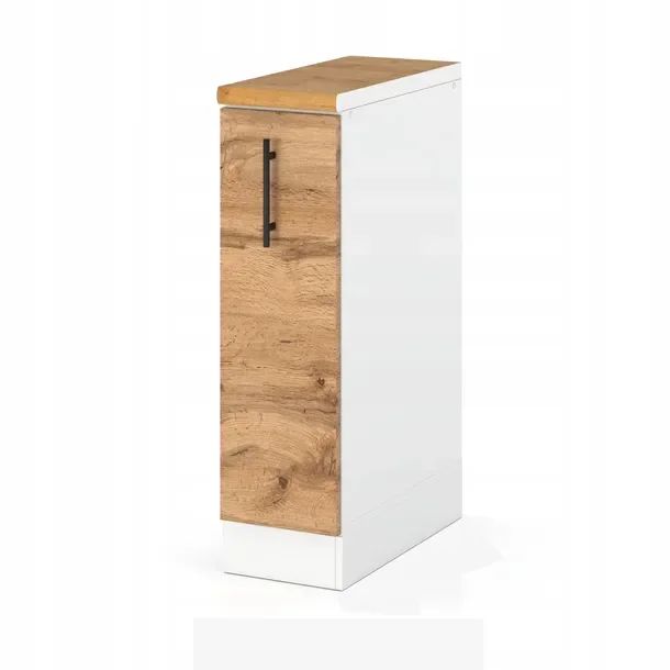 Szafka Kuchenna Dolna Stojąca Dąb Wotan 15cm Wąska Meble Do Kuchni