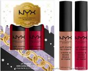 Szminki - NYX Professional Makeup - LIP CREAM DUO - Zestaw 2 pomadek w płynie Soft Matte - Abu Dhabi, Monte Carlo - miniaturka - grafika 1