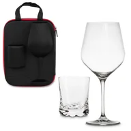 Gadżety dla niej i dla niego - Froster Etui dla Pary z kieliszkiem i szklanką Diamond 5907779952033 - miniaturka - grafika 1