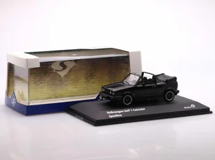 Volkswagen Golf MKI Convertible Sportline - 1992, brilliant black Solido 1:43 - Samochody i pojazdy dla dzieci - miniaturka - grafika 1