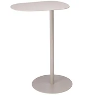 Ławy i stoliki kawowe - Stolik boczny metalowy piaskowy 35xh53 cm - miniaturka - grafika 1