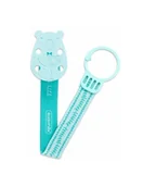 Akcesoria do smoczków - Suavinex Klips do smoczka zielony Miś Meaningful Life - miniaturka - grafika 1