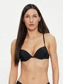 Stroje kąpielowe - Calvin Klein Swimwear Góra od bikini KW0KW02383 Czarny - miniaturka - grafika 1