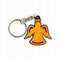 Dekoracje domu - Breloczek Pomarańczowy Aniołek Anioł Brelok - miniaturka - grafika 1