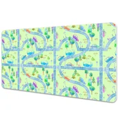 Podkładki na biurko - Podkładka na biurko dla dzieci Samochody 90x45 cm - miniaturka - grafika 1