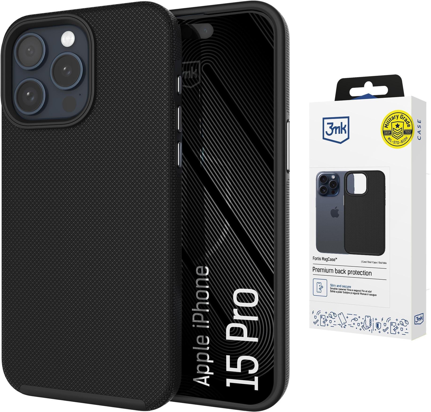 3MK Apple iPhone 15 Pro - 3mk Fortis MagCase
