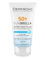 Kremy do twarzy - Dermedic Sunbrella Ultralekki krem SPF50+ skóra tłusta i mieszana 40ml - miniaturka - grafika 1