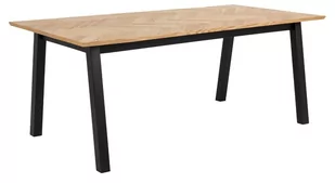 Stół Brighton dąb/czarny 180x95 - Stoły - miniaturka - grafika 1